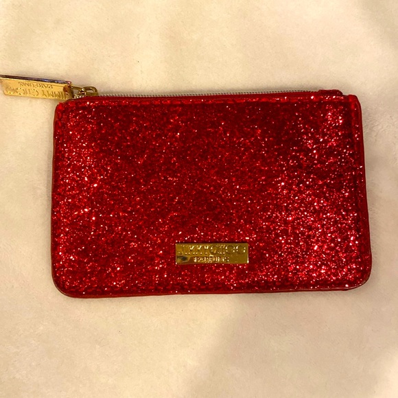 Jimmy Choo Handbags - Jimmy Choo Red Sparkle Coin Purse Pouch
